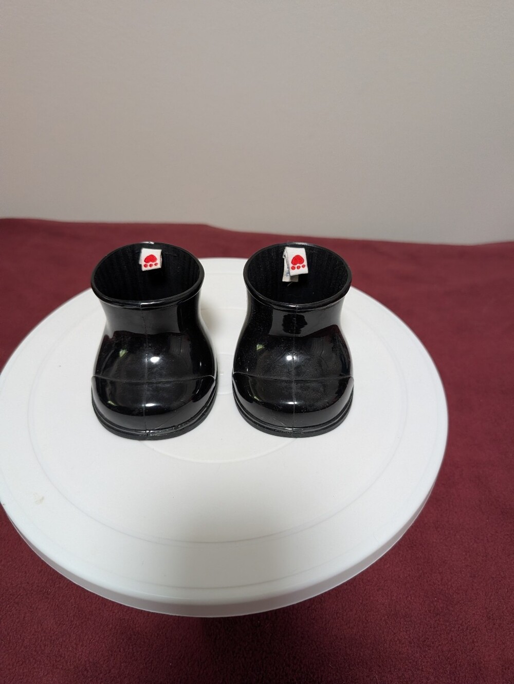 Build A Bear Workshop - Pair of Black Rain Boots